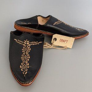 Traditional Moroccan Babouche Slipper.